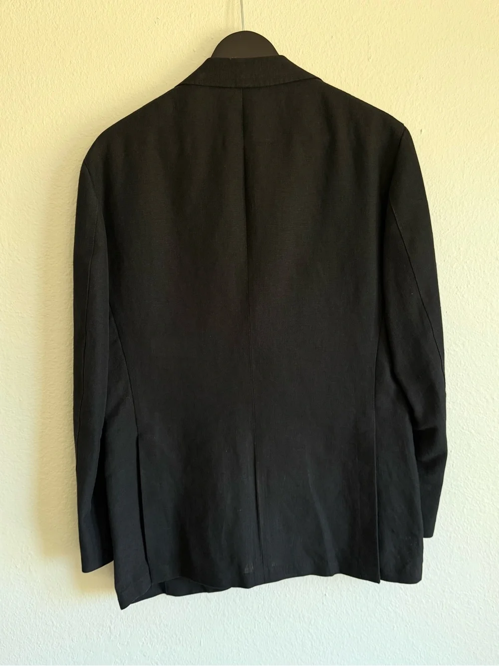 Suitsupply Black Pure Linen “Roma” Suit 36R